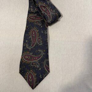 NWT Surrey Silk Tie Paisley Made USA Classic Formal